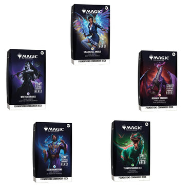 Magic Foundations Starter Commander Deck Set of 5 (Preorder)