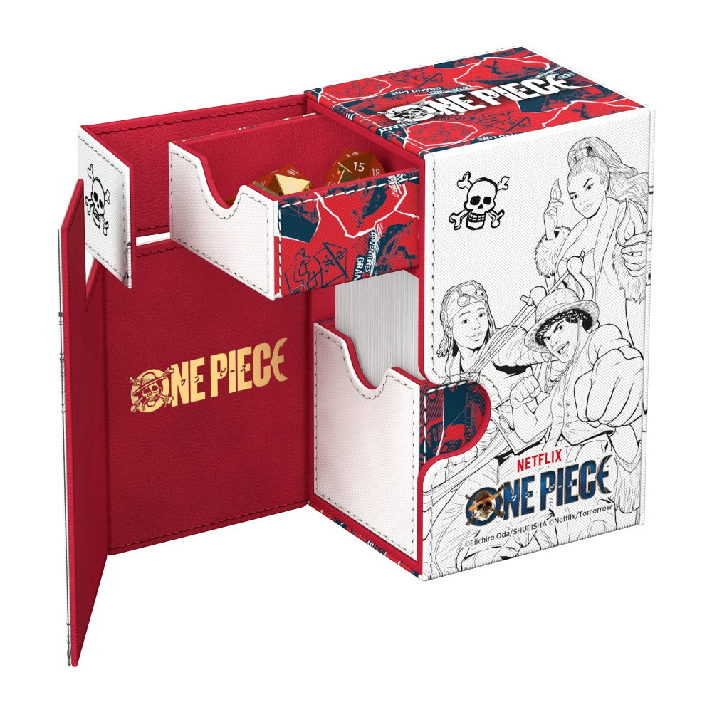 Ultimate Guard Deck Box – XenoSkin Flip'n'Tray 80+ – One Piece: Sketch (Preorder)