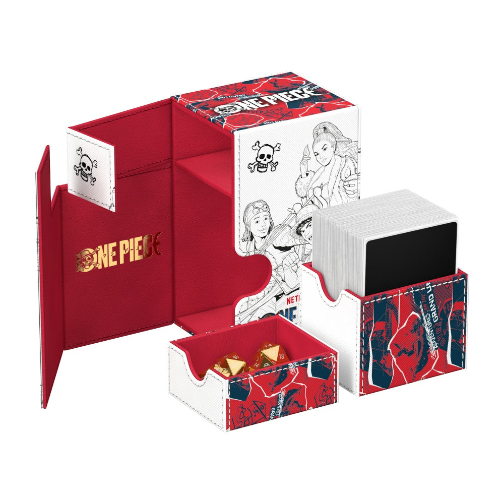 Ultimate Guard Deck Box – XenoSkin Flip'n'Tray 80+ – One Piece: Sketch (Preorder)