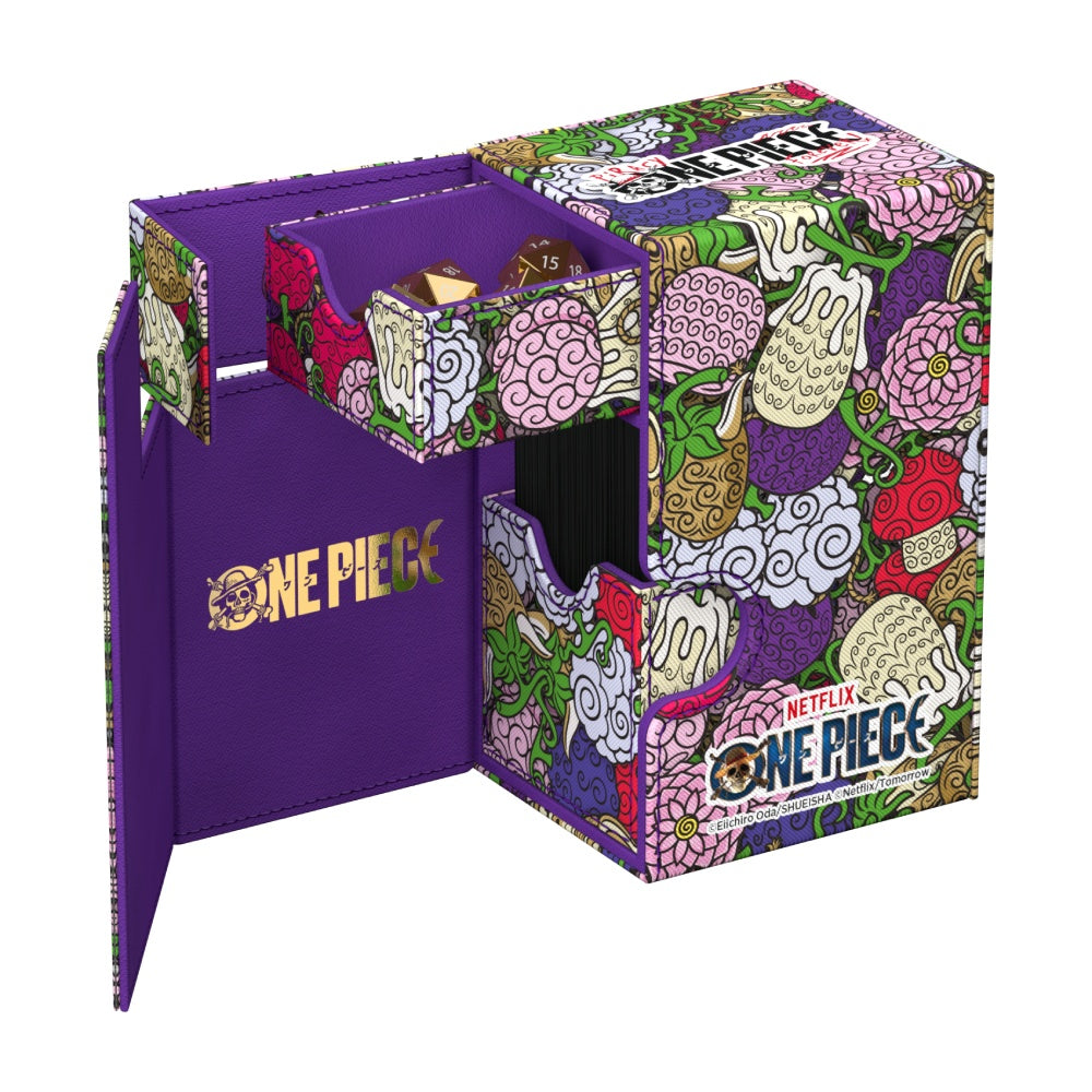 Ultimate Guard Deck Box – XenoSkin Flip'n'Tray 80+ – One Piece: Devil Fruits (Preorder)