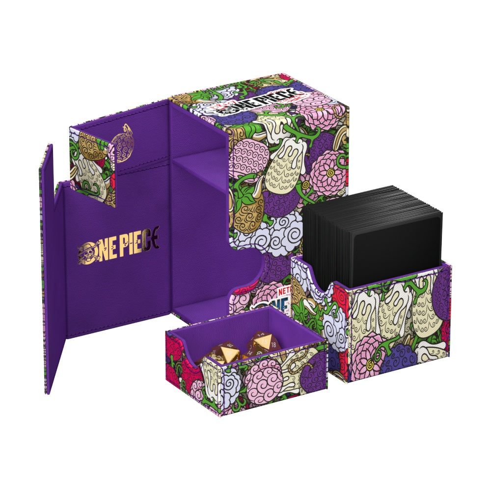 Ultimate Guard Deck Box – XenoSkin Flip'n'Tray 80+ – One Piece: Devil Fruits (Preorder)