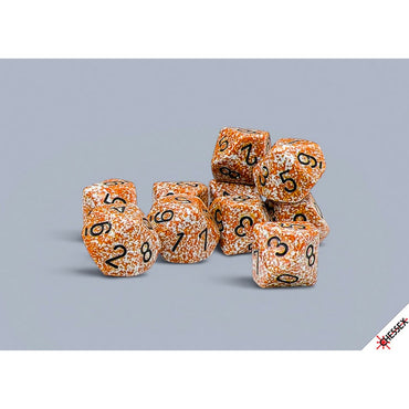 CHX 25133 Speckled Rust Set of Ten d10s