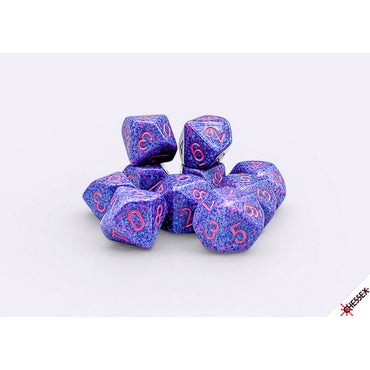 CHX 25167 Speckled Purple Passion Set of Ten d10s