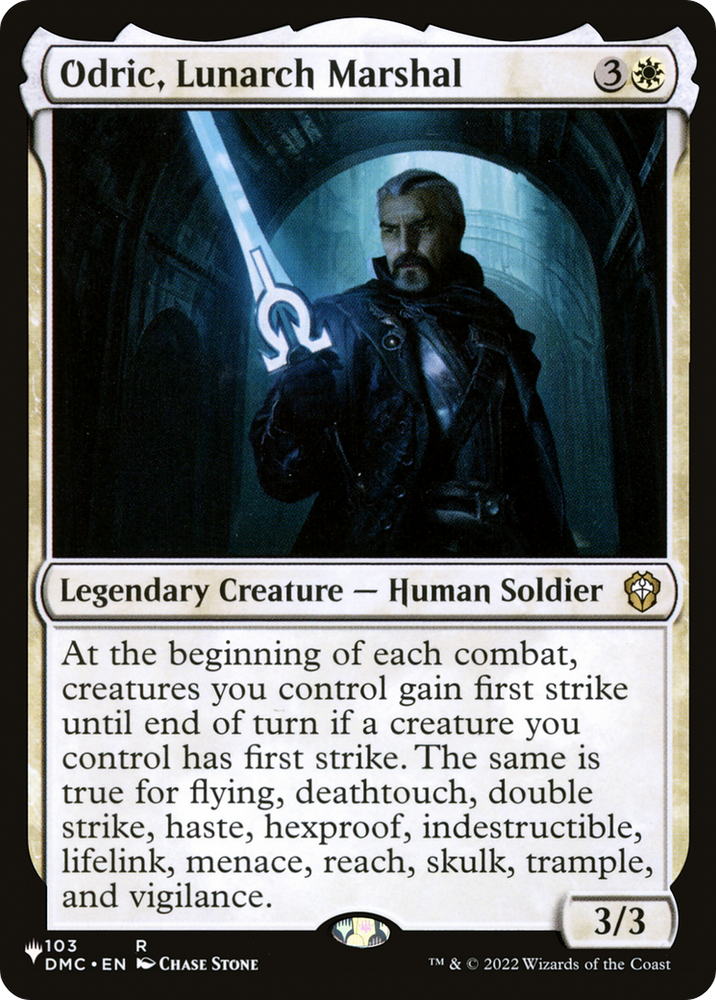 Odric, Lunarch Marshal (DMC) [The List]