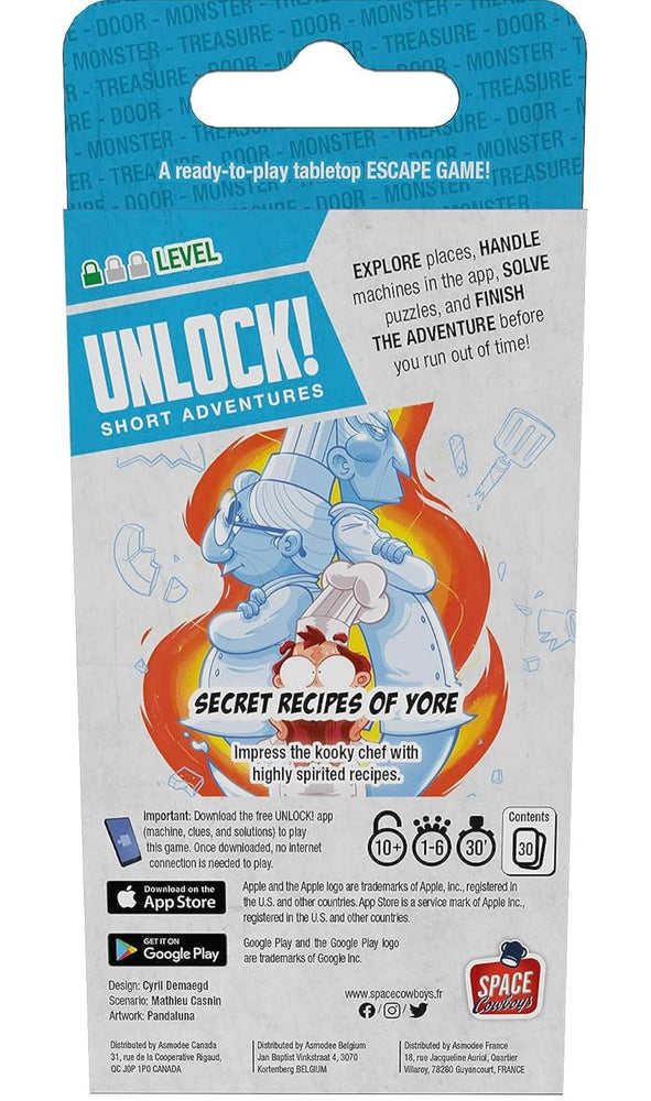 Unlock! Short Adventures #1 - Secret Recipes of Yore