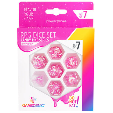 Gamegenic Candy-like Series - Rasberry - RPG Dice Set