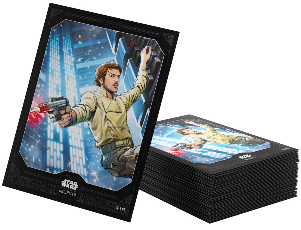 Gamegenic Star Wars Unlimited Premium Art Sleeves - Cassian Andor (66mm x 92mm)