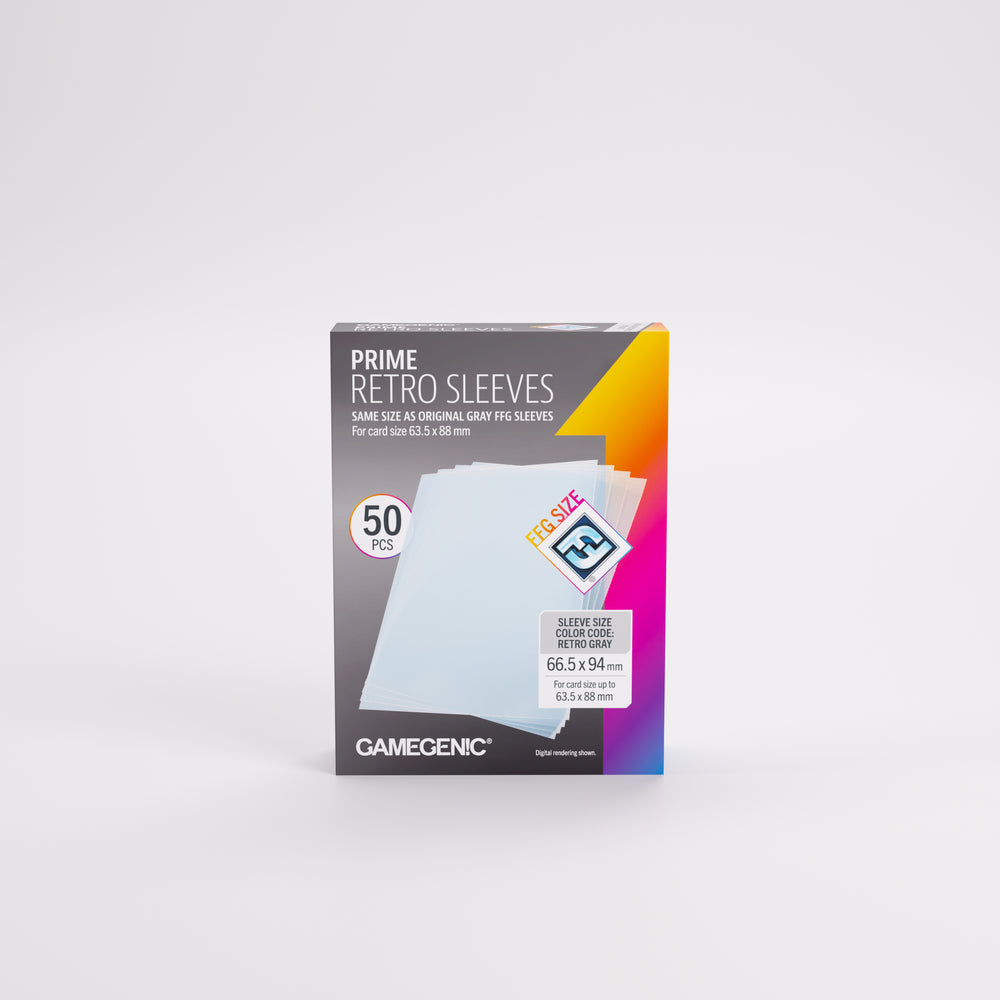 Gamegenic Retro Card Sleeves - 66.5mm x 94mm 50ct
