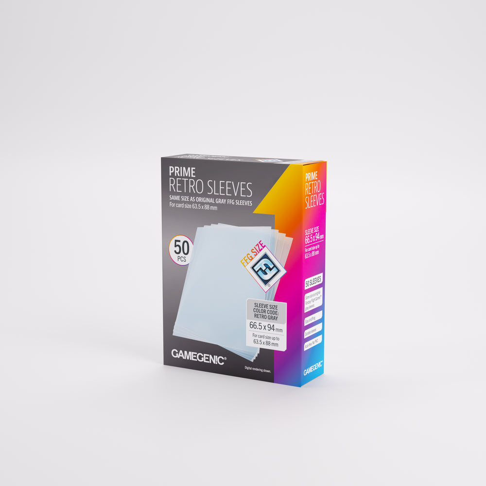 Gamegenic Retro Card Sleeves - 66.5mm x 94mm 50ct