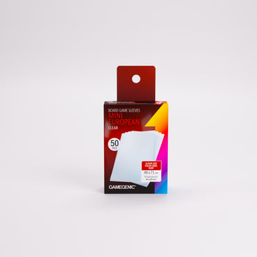 Gamegenic Board Game Card Sleeves - Mini European-Sized Clear 46mm x 71mm 50ct
