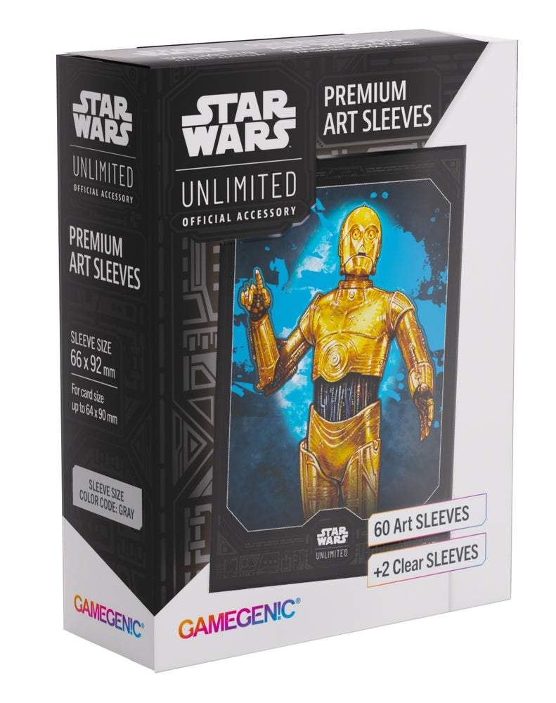 Gamegenic Star Wars Unlimited Premium Art Sleeves - C-3PO (Preorder)