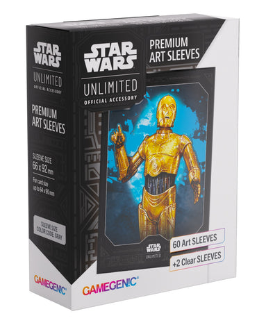 Gamegenic Star Wars Unlimited Premium Art Sleeves - C-3PO (Preorder)
