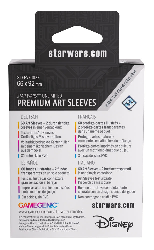 Gamegenic Star Wars Unlimited Premium Art Sleeves - R2-D2 (Preorder)