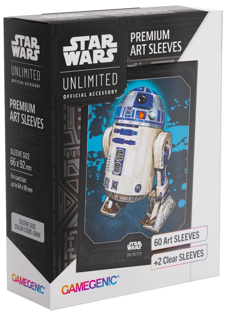 Gamegenic Star Wars Unlimited Premium Art Sleeves - R2-D2 (Preorder)