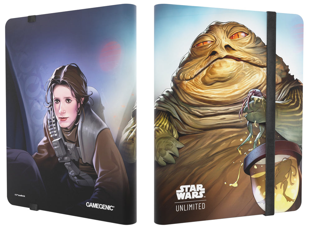 Gamegenic Star Wars Unlimited 18-Pocket Album - Leia Organa/Jabba the Hutt