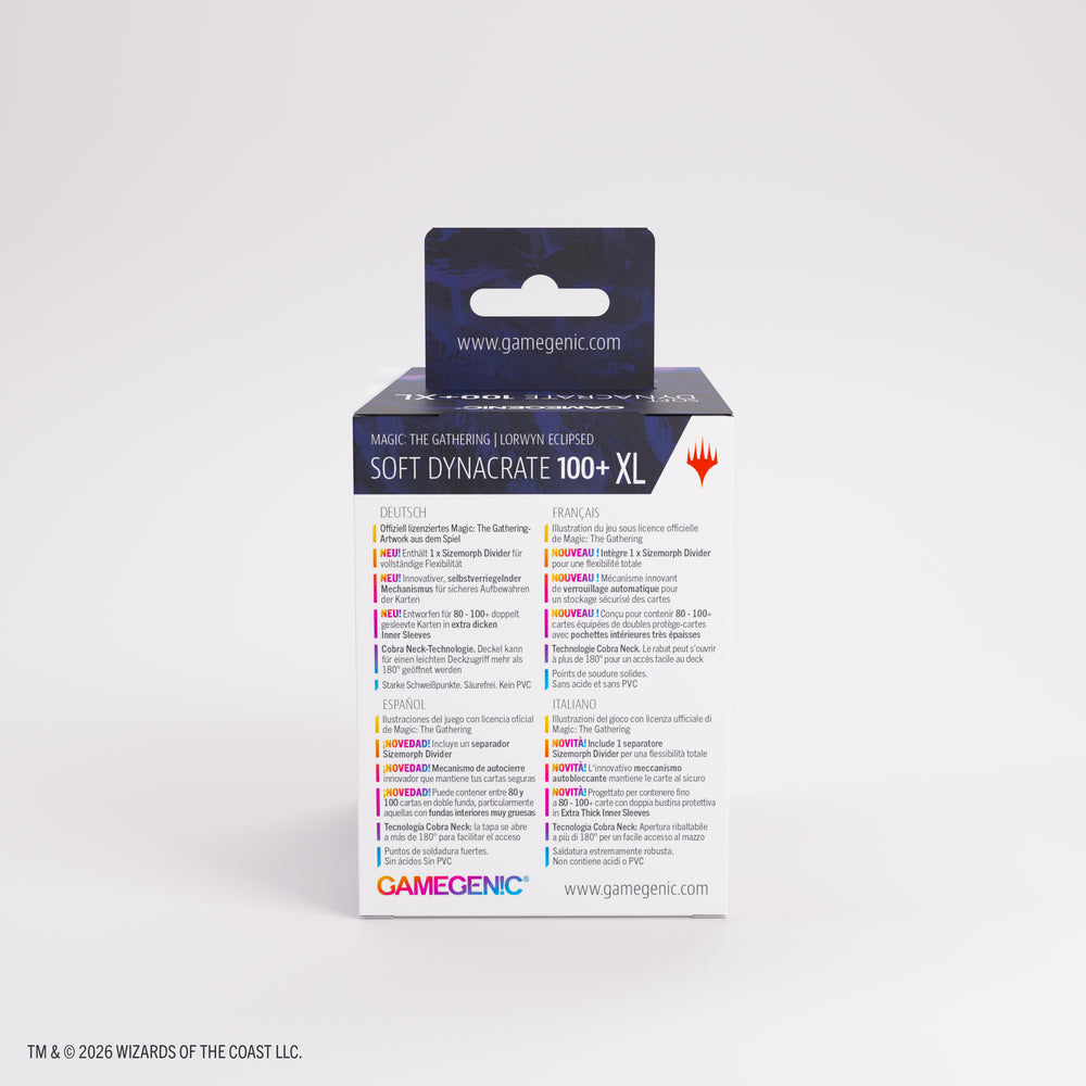 Gamegenic Lorwyn Eclipsed Soft Dynacrate 100+ XL - Eirdu, Carrier of Dawn/Isilu, Carrier of Twilight