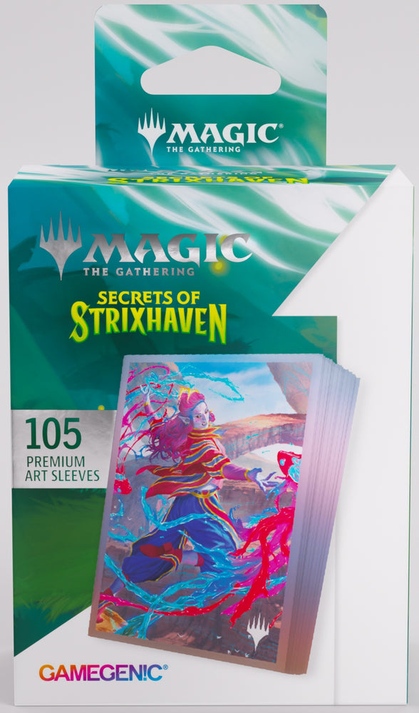 Gamegenic Secrets of Strixhaven Premium Art Sleeves - Rootha, Mastering the Moment