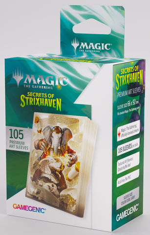 Gamegenic Secrets of Strixhaven Premium Art Sleeves - Quintorius, History Chaser