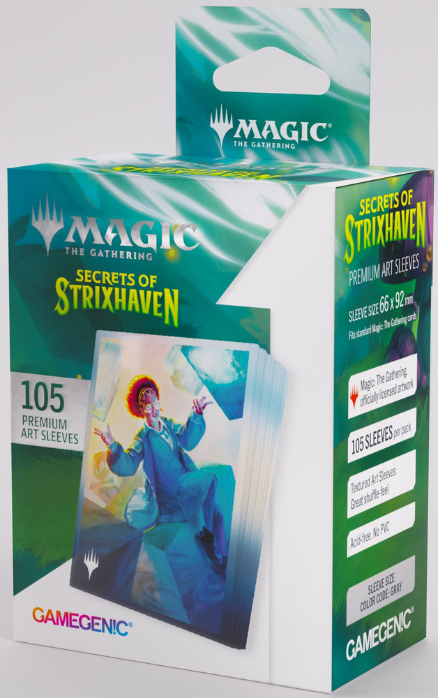 Gamegenic Secrets of Strixhaven Premium Art Sleeves - Zimone, Infinite Analyst