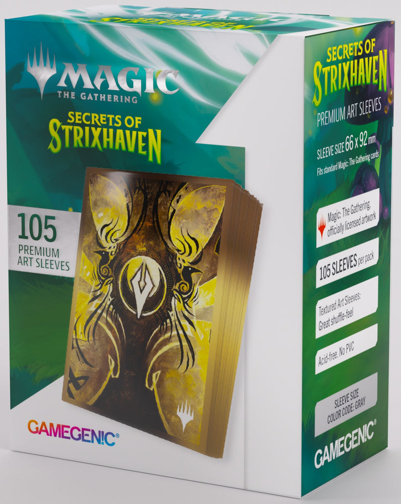 Gamegenic Secrets of Strixhaven Premium Art Sleeves - Silverquill