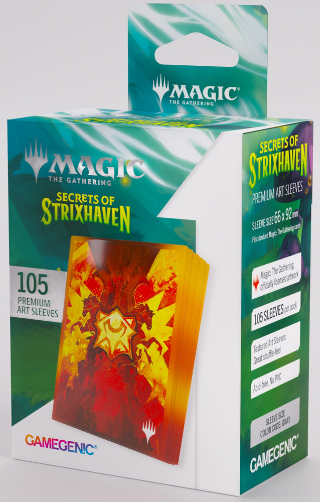 Gamegenic Secrets of Strixhaven Premium Art Sleeves - Lorehold