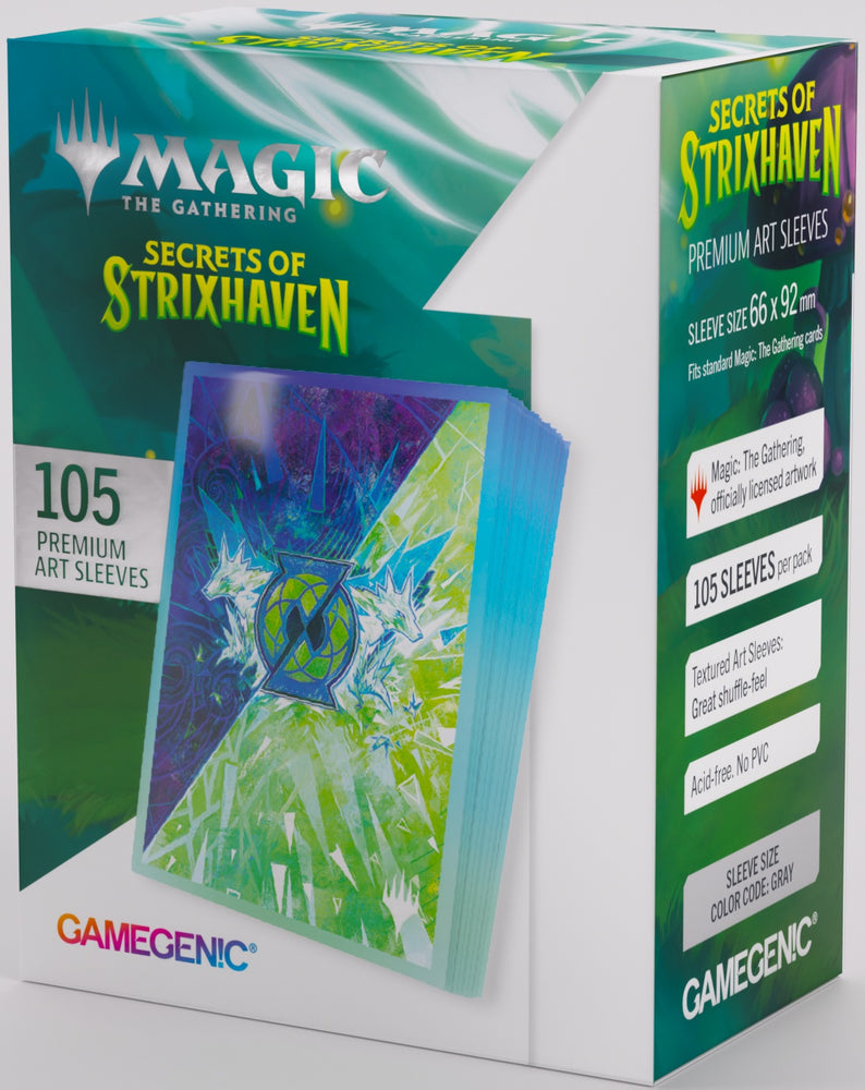 Gamegenic Secrets of Strixhaven Premium Art Sleeves - Quandrix