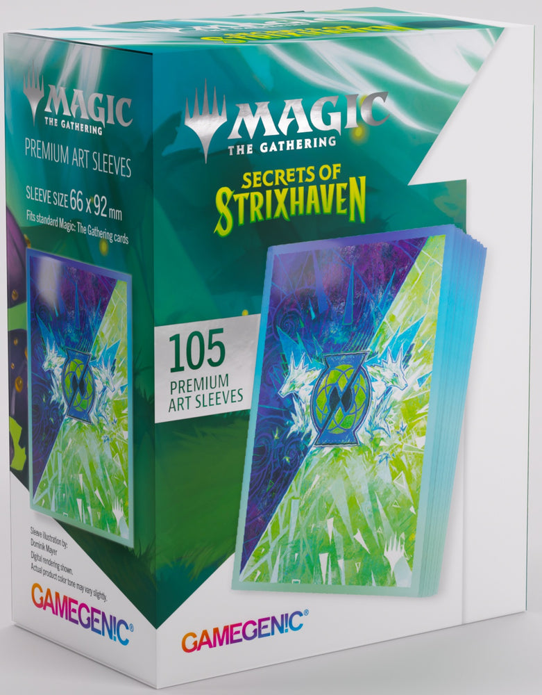 Gamegenic Secrets of Strixhaven Premium Art Sleeves - Quandrix