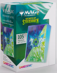 Gamegenic Secrets of Strixhaven Premium Art Sleeves - Quandrix
