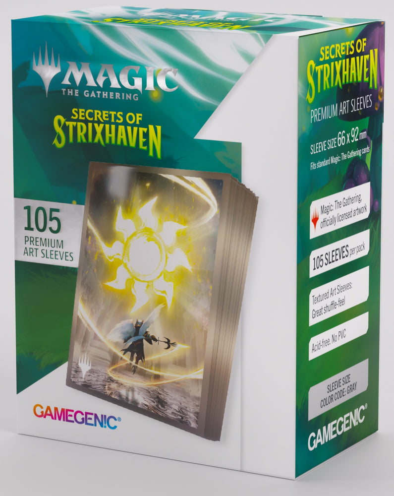Gamegenic Secrets of Strixhaven Premium Art Sleeves - Plains