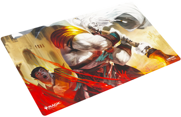 Gamegenic Secrets of Strixhaven Prime Playmat - Ajani's Response