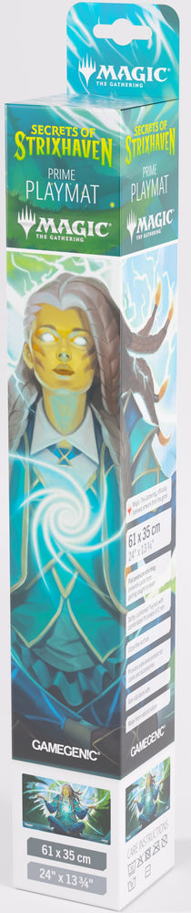 Gamegenic Secrets of Strixhaven Prime Playmat - Tam, Observant Sequencer