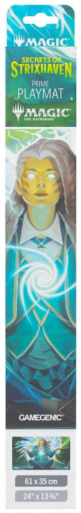 Gamegenic Secrets of Strixhaven Prime Playmat - Tam, Observant Sequencer