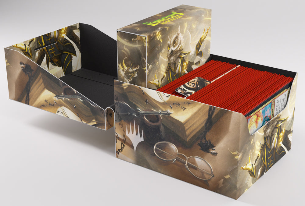 Gamegenic Secrets of Strixhaven Soft Crate 100+ XL Sideloading - Stirring Hopesinger/Inkling Token