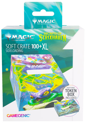 Gamegenic Secrets of Strixhaven Soft Crate 100+ XL Sideloading - Bogwater Lumaret/Dina, Essence Brewer