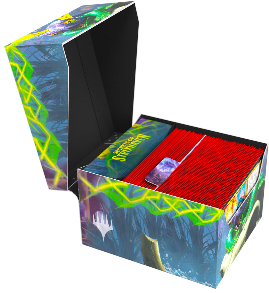 Gamegenic Secrets of Strixhaven Soft Crate 100+ XL Sideloading - Bogwater Lumaret/Dina, Essence Brewer