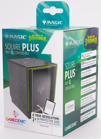 Gamegenic Secrets of Strixhaven Squire PLUS 100+ XL - Black/Green