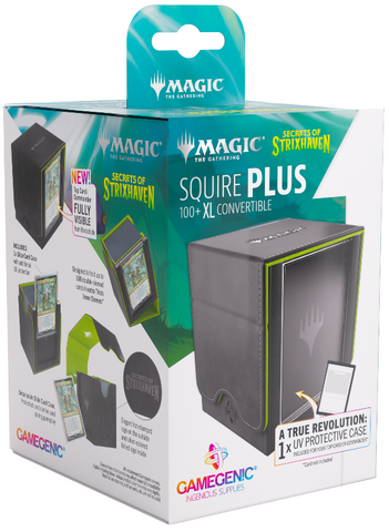 Gamegenic Secrets of Strixhaven Squire PLUS 100+ XL - Black/Green