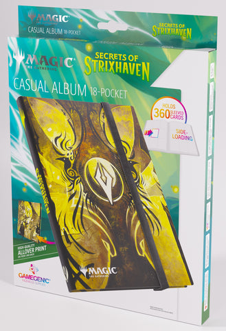 Gamegenic Secrets of Strixhaven Casual Album 18-Pocket- Silverquill