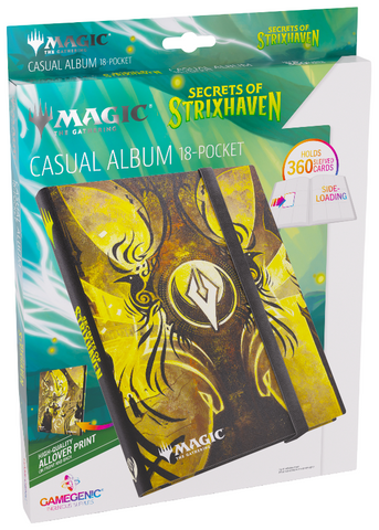 Gamegenic Secrets of Strixhaven Casual Album 18-Pocket- Silverquill
