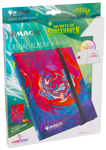 Gamegenic Secrets of Strixhaven Casual Album 18-Pocket- Prismari