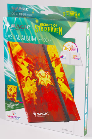 Gamegenic Secrets of Strixhaven Casual Album 18-Pocket- Lorehold