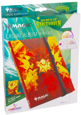 Gamegenic Secrets of Strixhaven Casual Album 18-Pocket- Lorehold