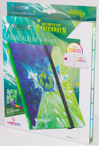 Gamegenic Secrets of Strixhaven Casual Album 18-Pocket- Quandrix