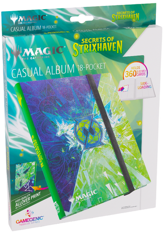 Gamegenic Secrets of Strixhaven Casual Album 18-Pocket- Quandrix