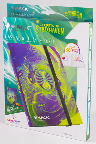 Gamegenic Secrets of Strixhaven Casual Album 18-Pocket- Witherbloom
