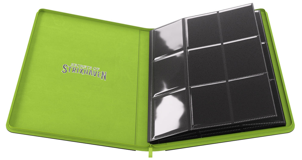Gamegenic Secrets of Strixhaven Zip-Up Album 18-Pocket - Black/Green