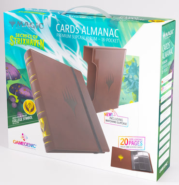Gamegenic Secrets of Strixhaven Cards Almanac Premium Slipcase Album 18-Pocket - Silverquill