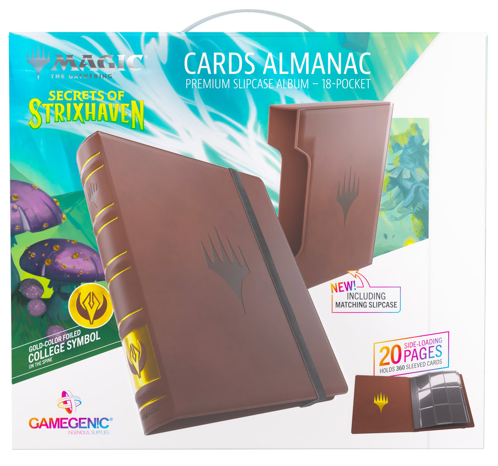 Gamegenic Secrets of Strixhaven Cards Almanac Premium Slipcase Album 18-Pocket - Silverquill