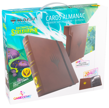 Gamegenic Secrets of Strixhaven Cards Almanac Premium Slipcase Album 18-Pocket - Silverquill