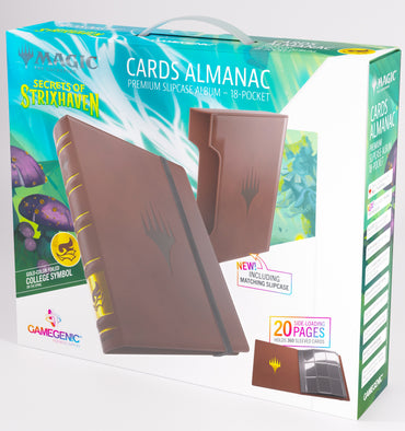 Gamegenic Secrets of Strixhaven Cards Almanac Premium Slipcase Album 18-Pocket - Prismari
